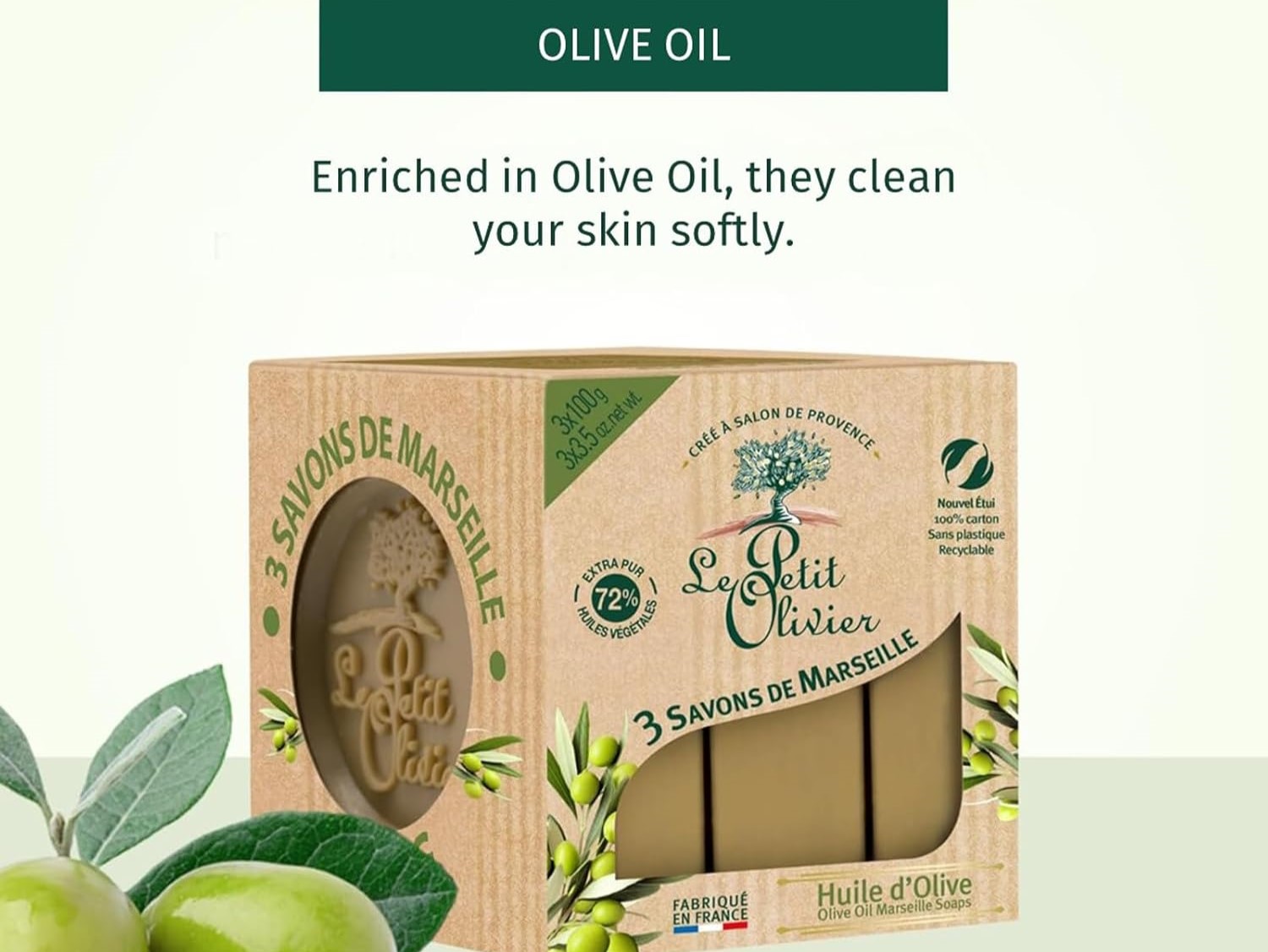 natural soap with olive oil